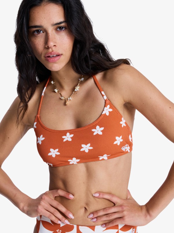 Hazy Days Bralette Haut de bikini bralette Orange Femme