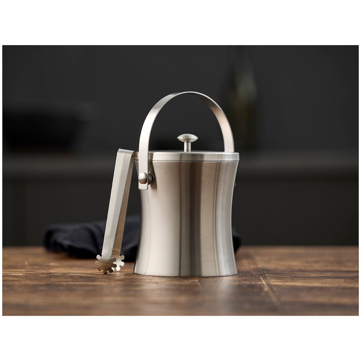 Funktion Ice bucket w/ tongs Dia 12,2 x 16,3 cm