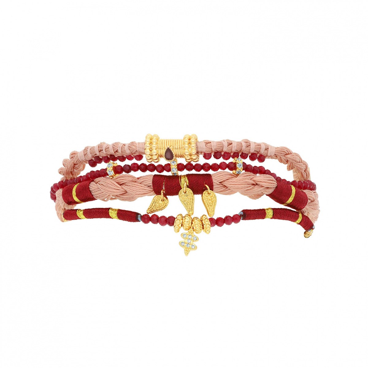 Manchette Hipanema Bosphore garnet S