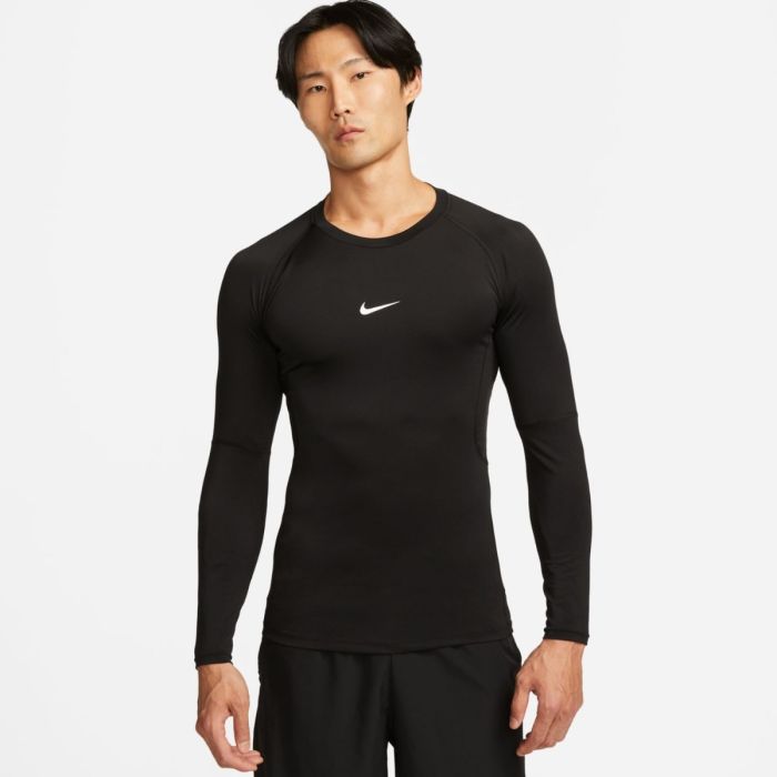 Nike Herre Trøjer Pro Dri-FIT Tight LS Tee Sort