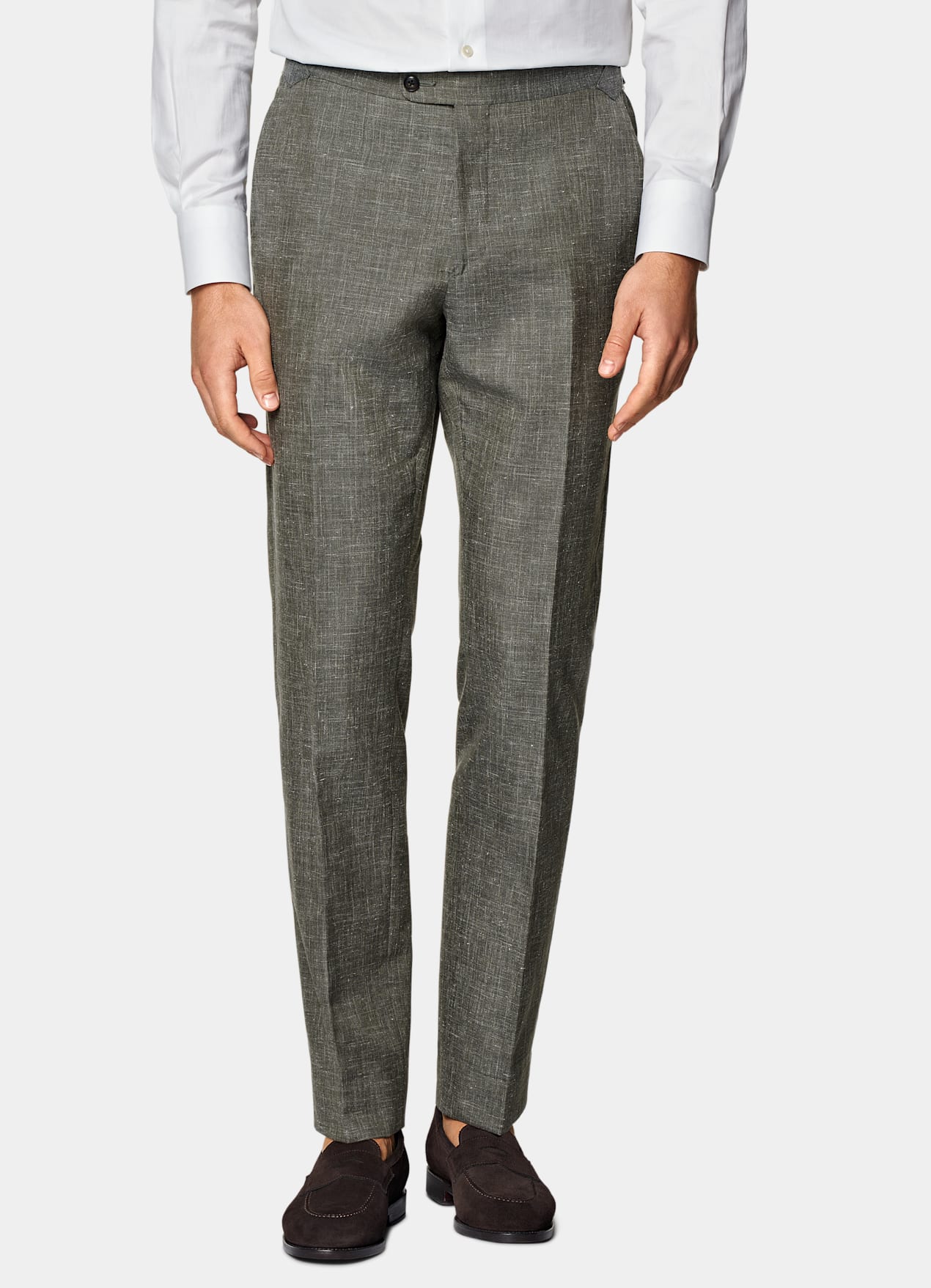 Costume trois pièces Havana coupe Tailored vert moyen