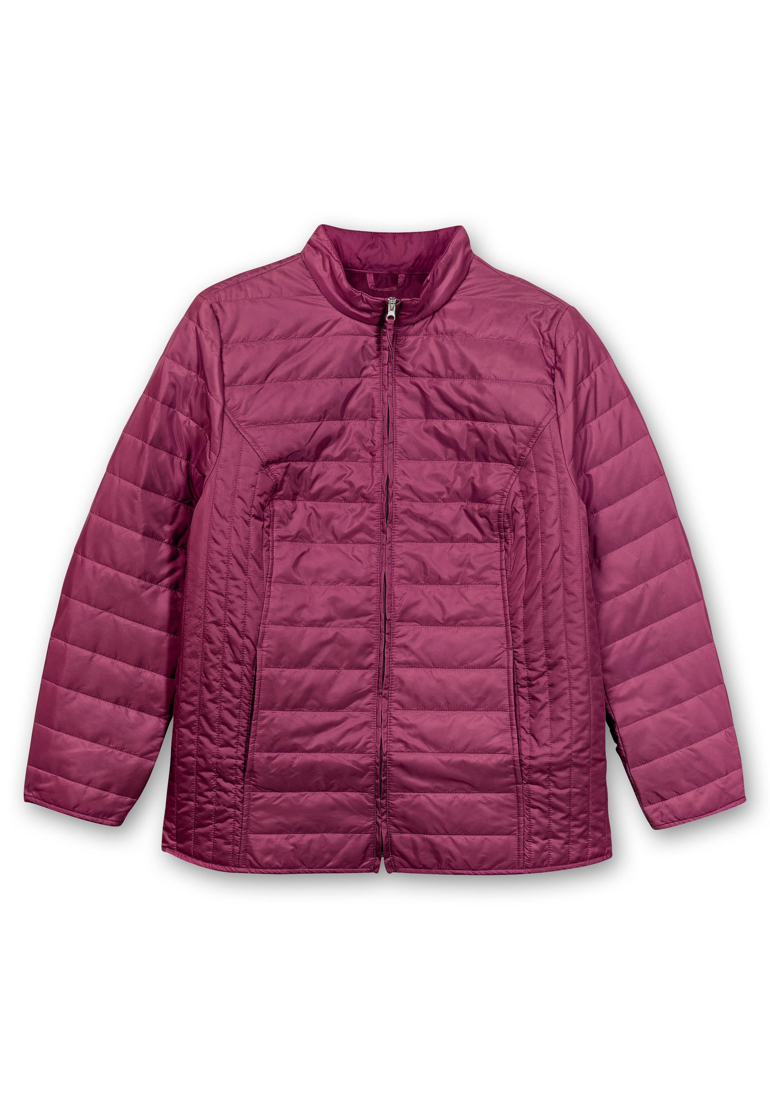 Leicht wattierte Steppjacke mit Stehkragen
