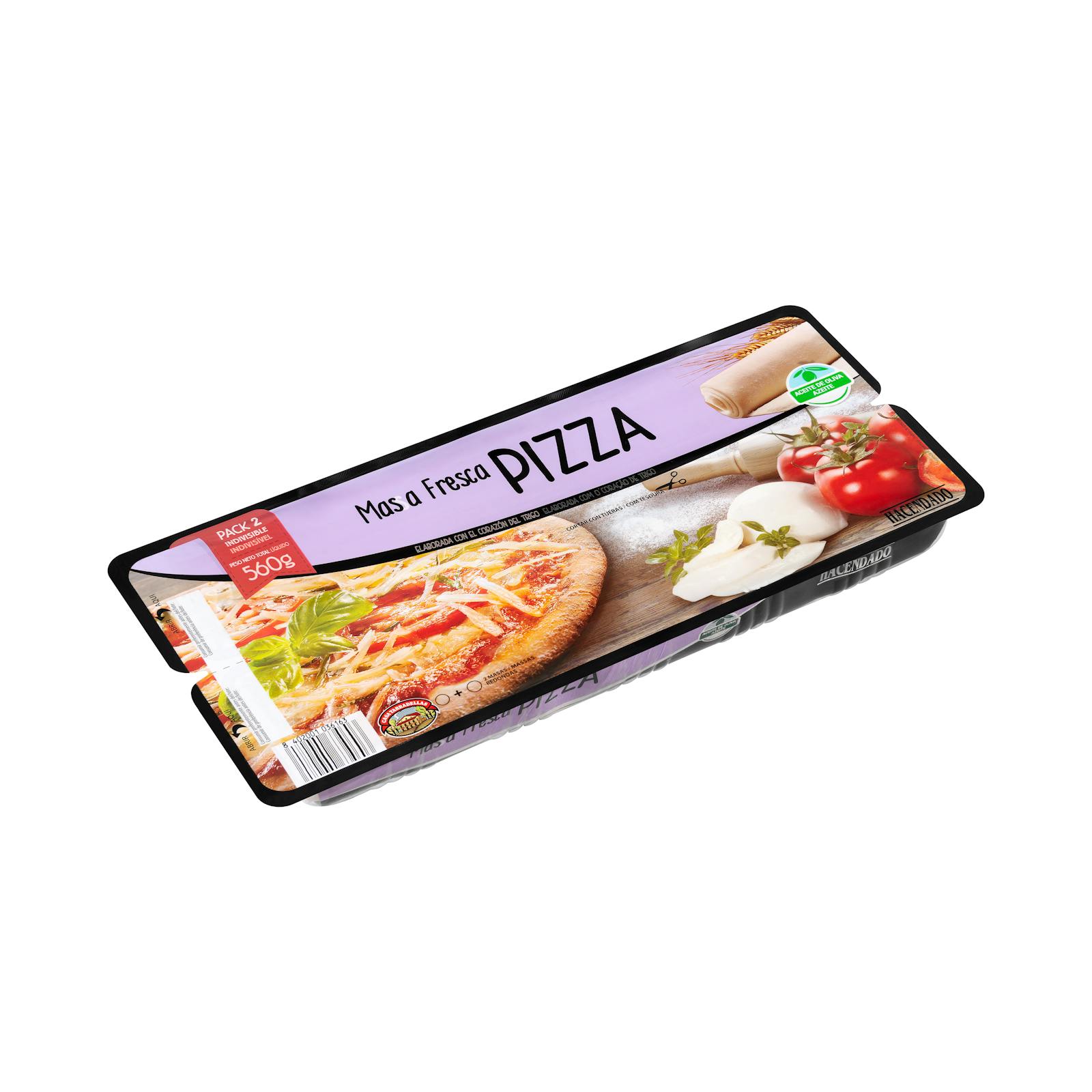 Pâte à pizza fraîche Hacendado