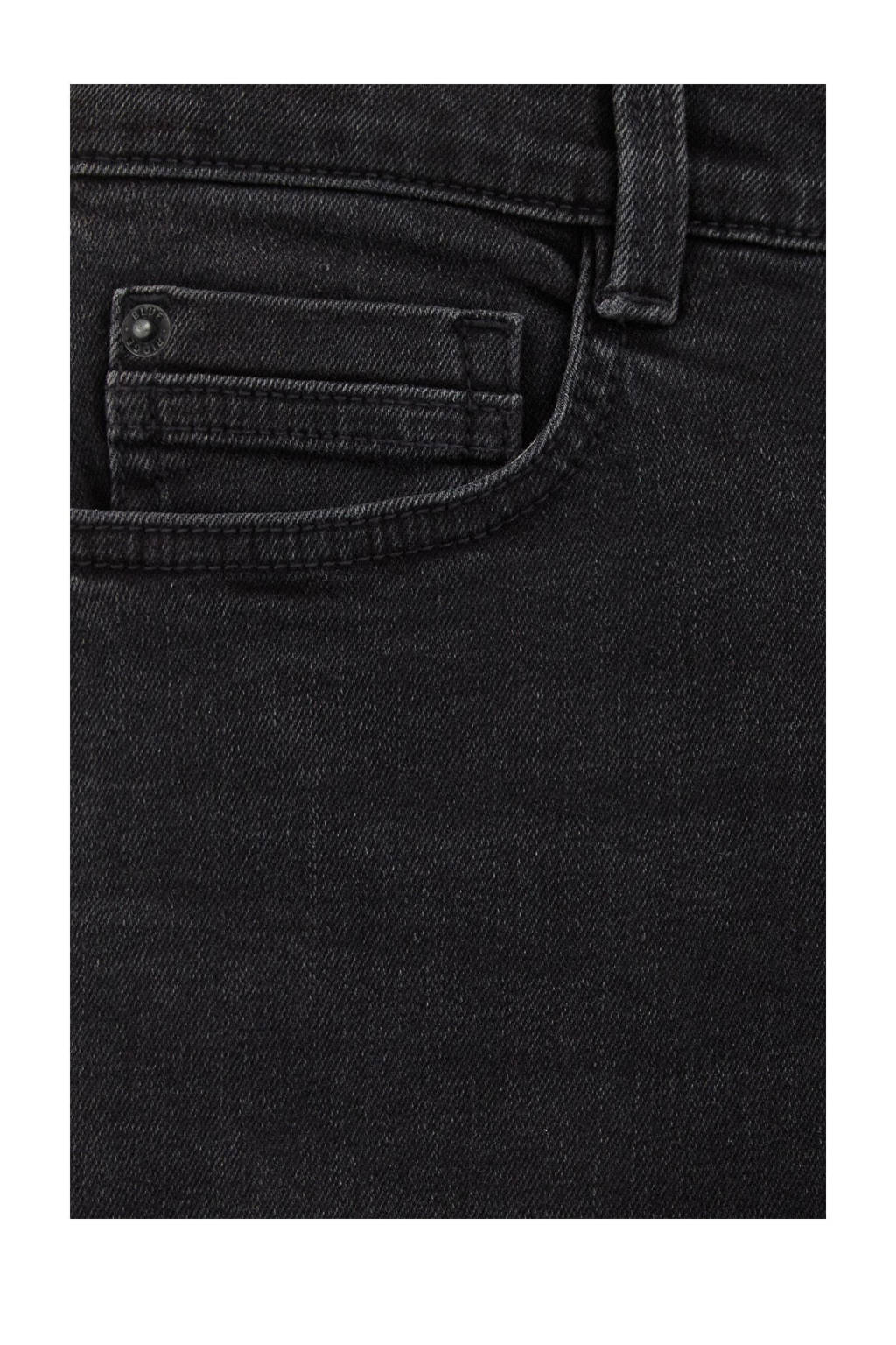WE Fashion slim fit jeans black faded