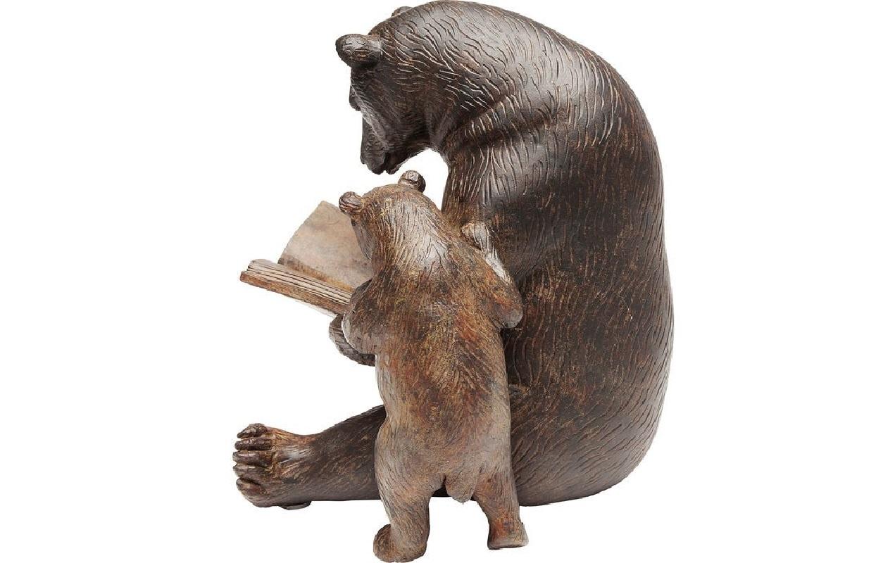 Dekofigur Reading Bears BraunDeko für zu Hause