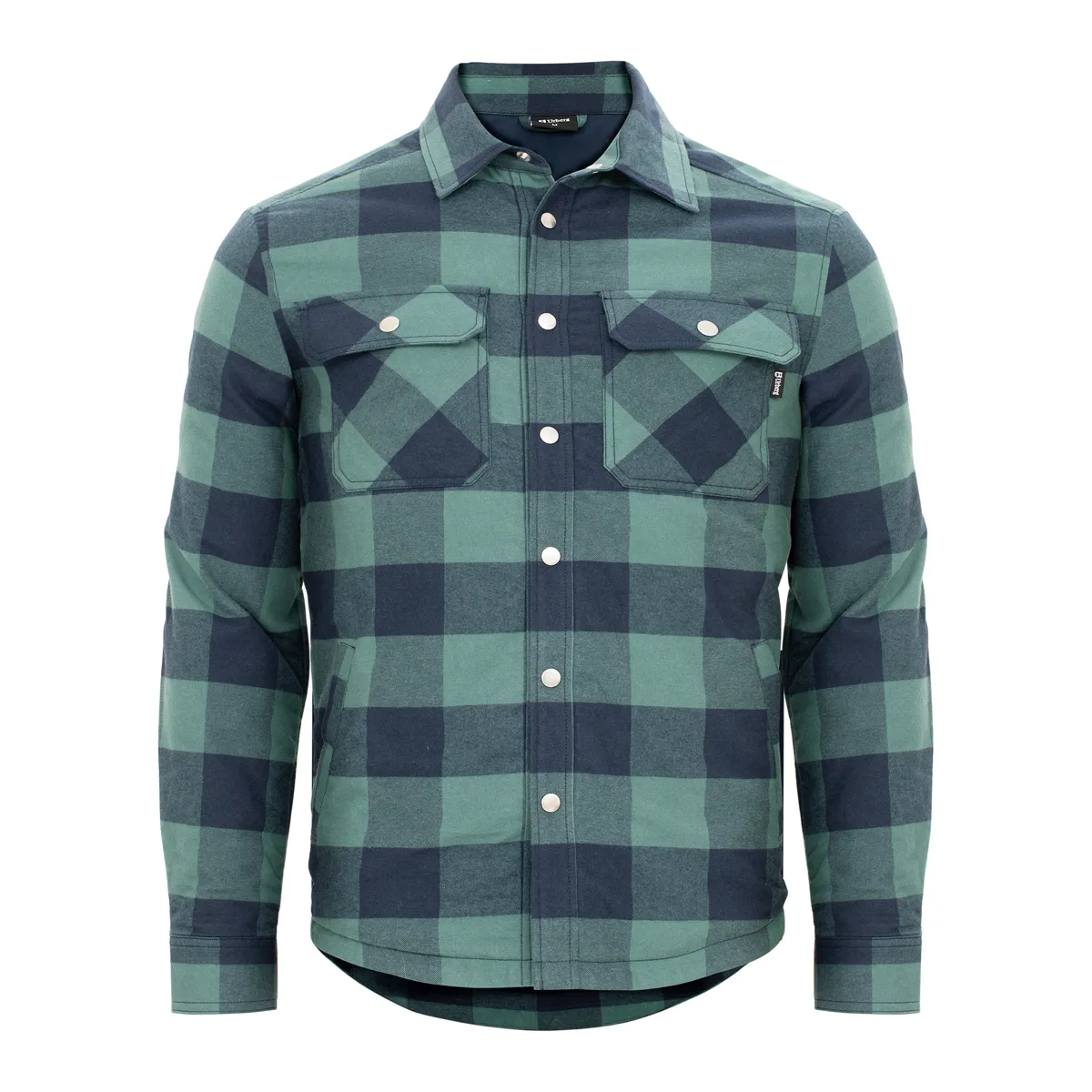 Urberg Padded Flannel Shirt Men Blue Nights