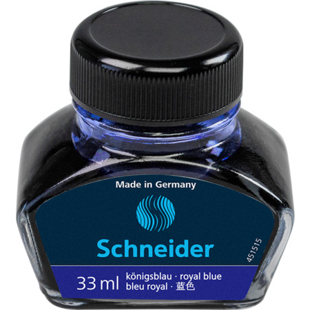 Schneider Tintenglas 33 ml Tintenglas - königsblau