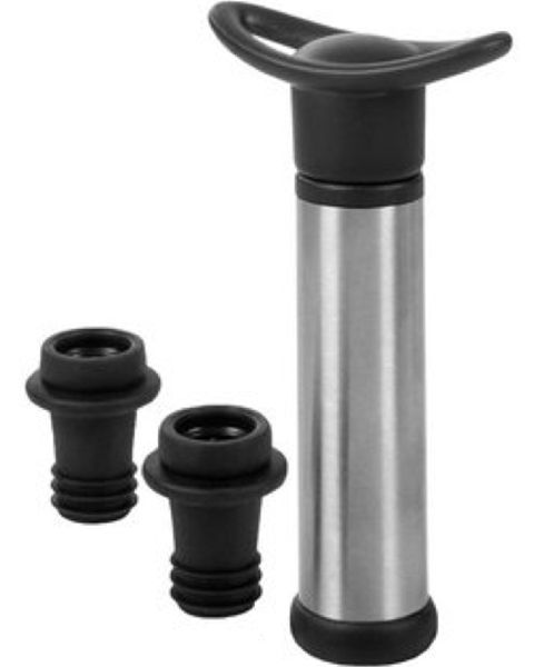 Vacuum wijnpomp met 2 stoppers