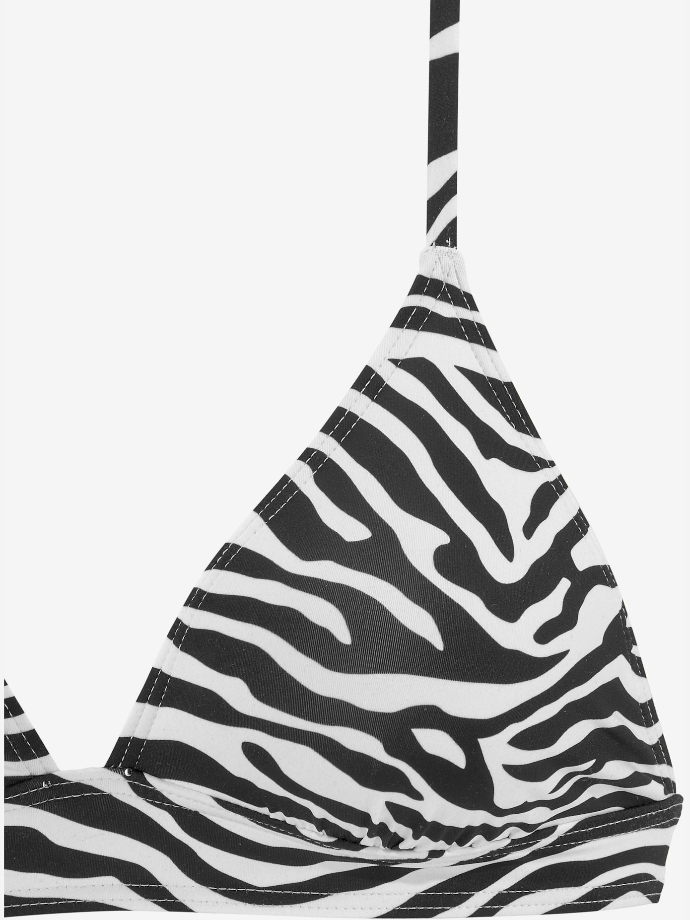 Haut de bikini triangle design animal tendance