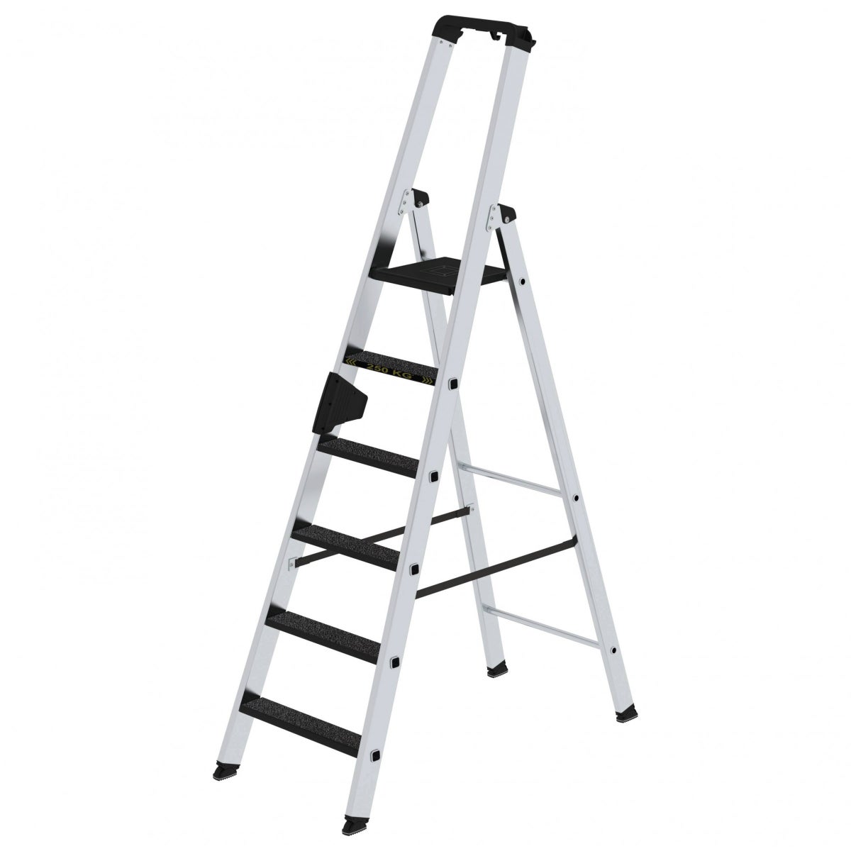 MUNK trapladder met clip-trede R13 250kg, 6 treden
