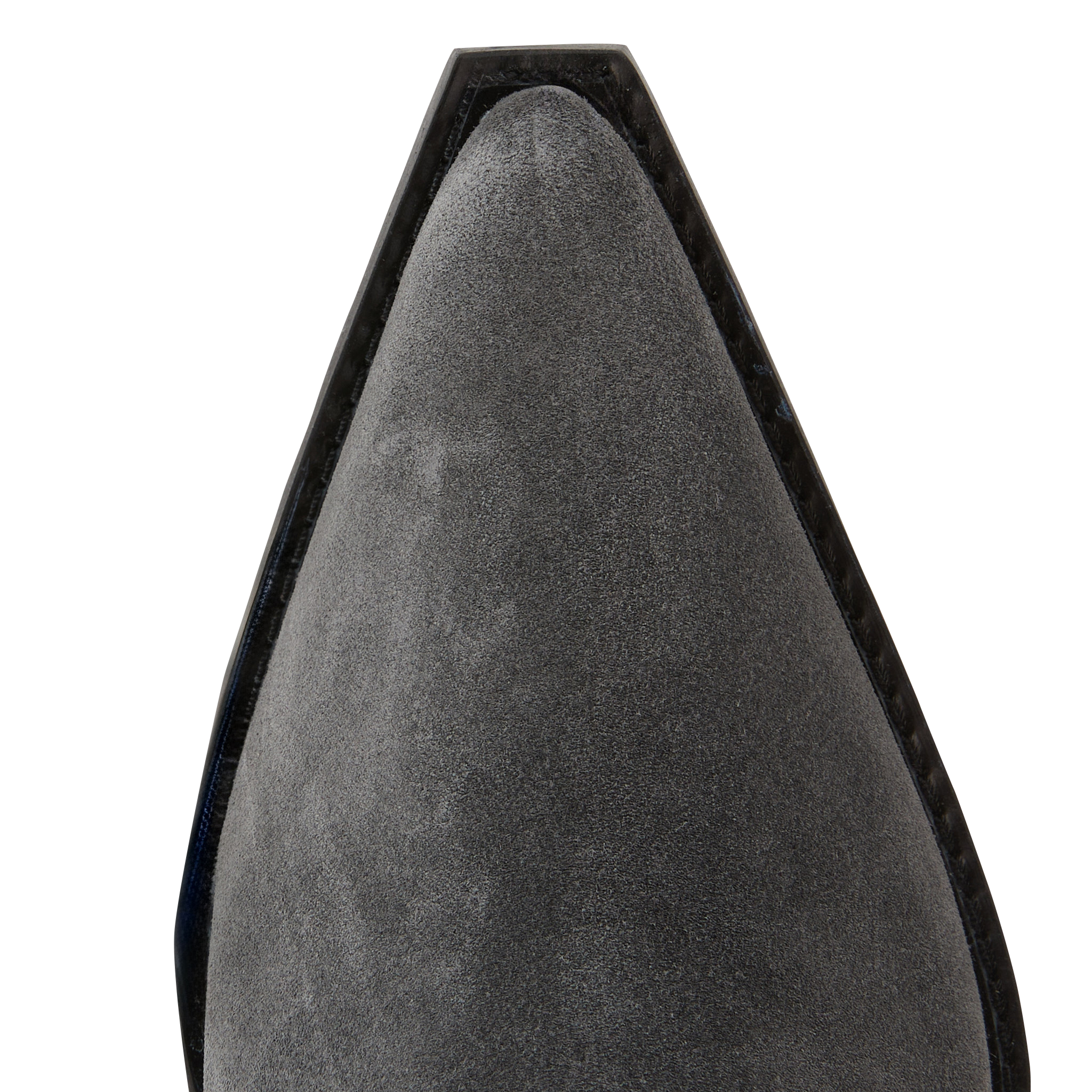 SIBELLE 50 - Bottine western chelsea en cuir velours | Gris