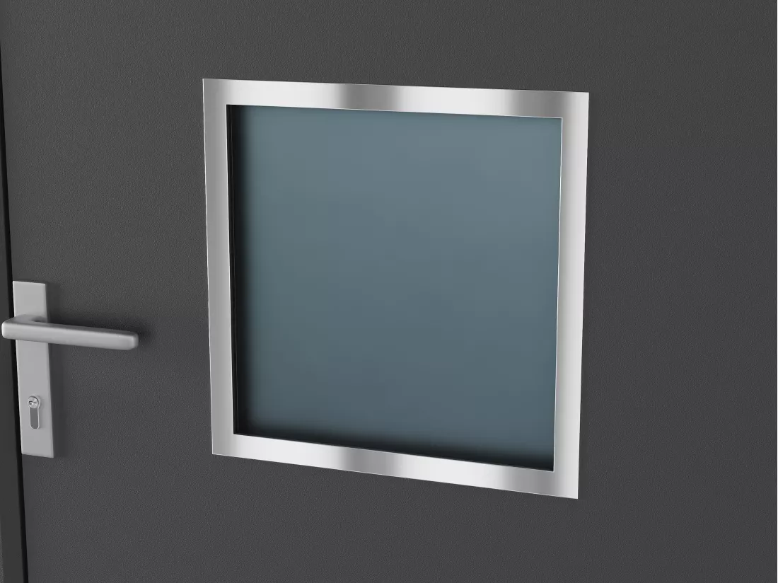 Porte d'entrée en aluminium H218 x L96 cm anthracite - poussant droit - ROSILVA