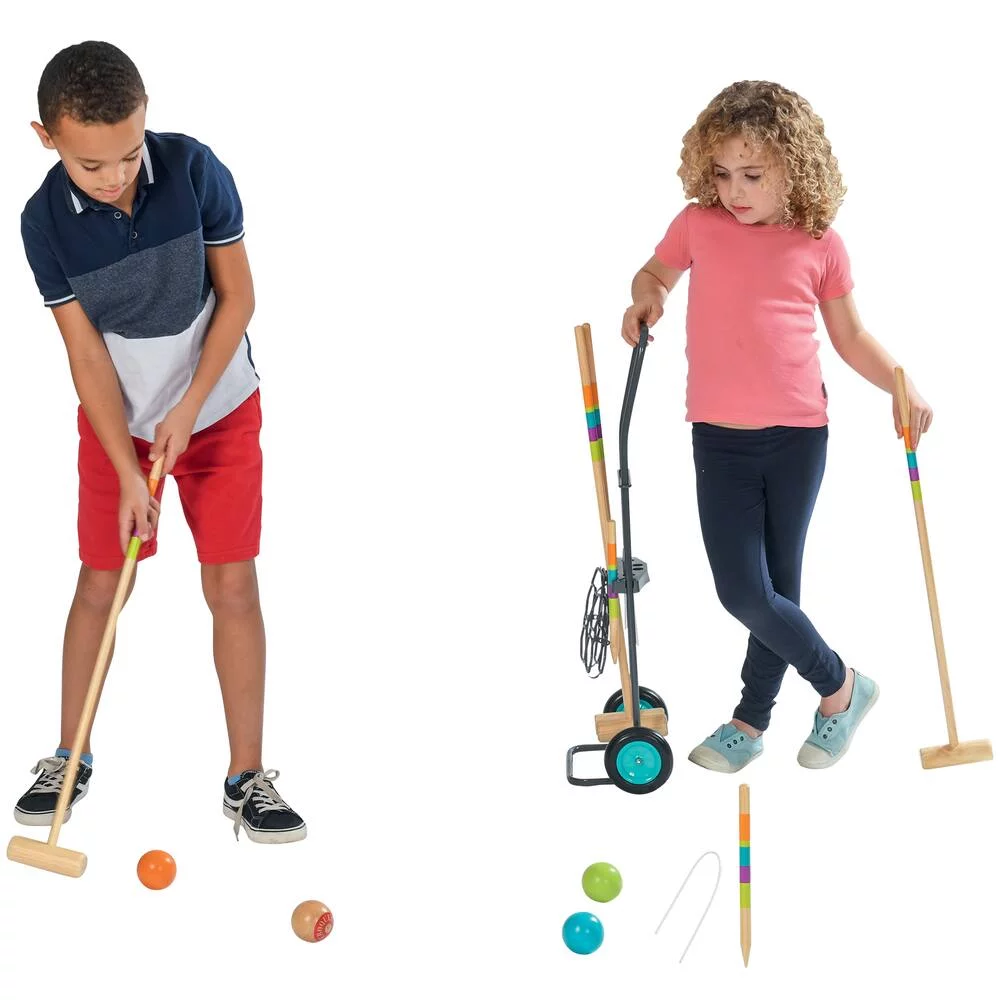 JEU DE CROQUET JUNIOR - 4 JOUEURS
