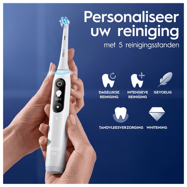 Oral-B iO 6S Wit Elektrische Tandenborstel By Braun