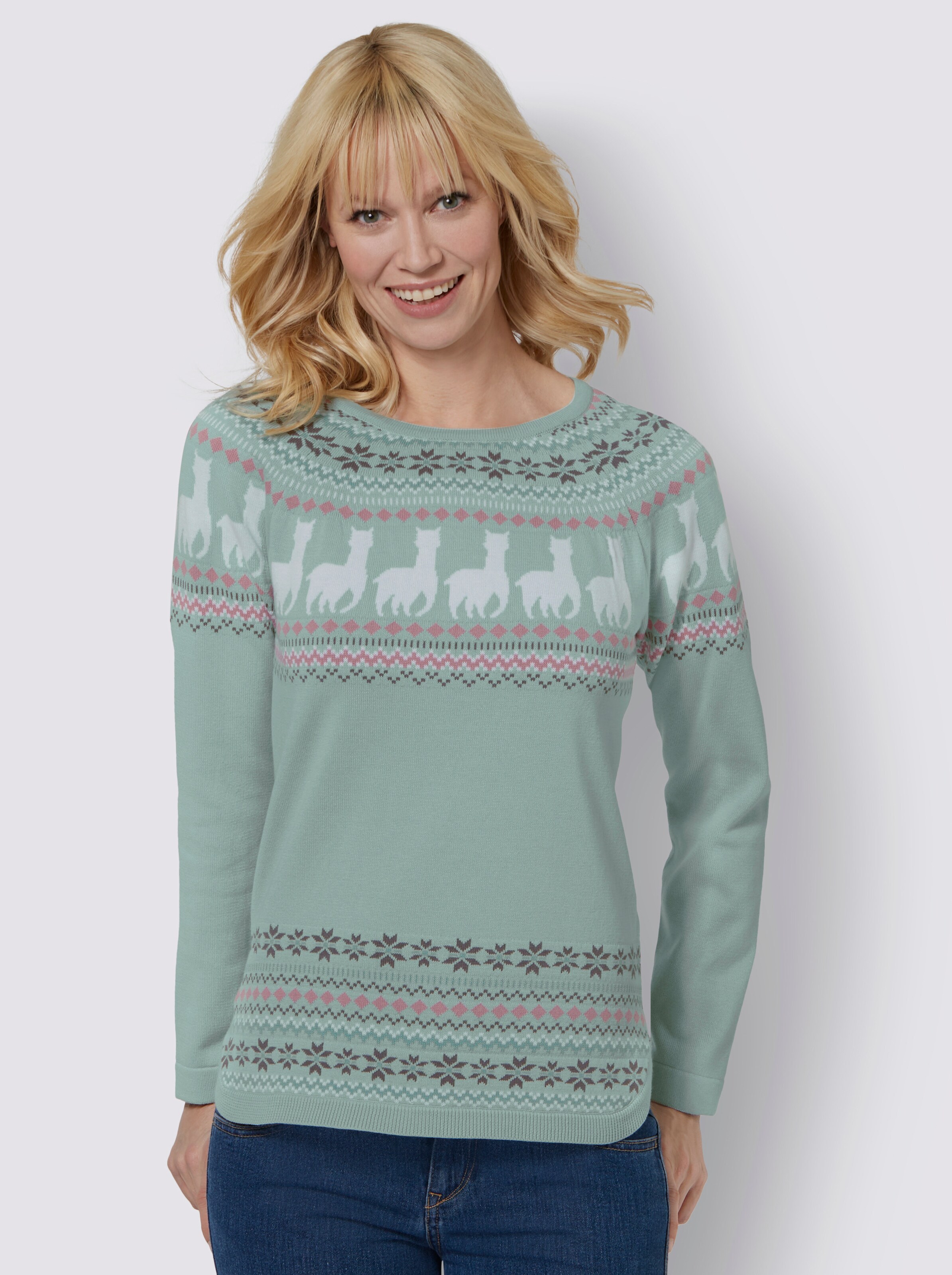 Langarm-Pullover