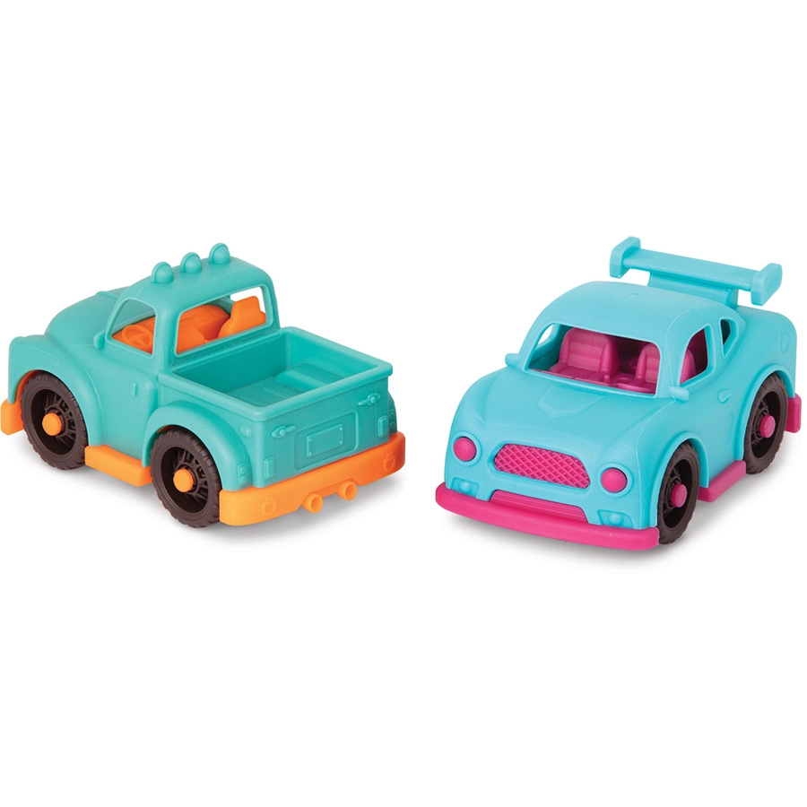 B.TOYS B. Happy Cruisers - Mini Auto Set 1 Mehrfarbig