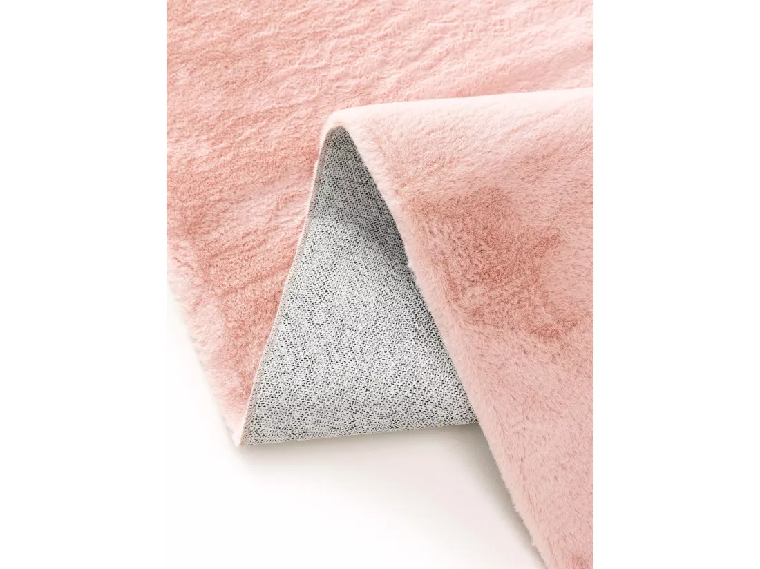 Tapis en fausse fourrure Furry Rose 70x200 cm
