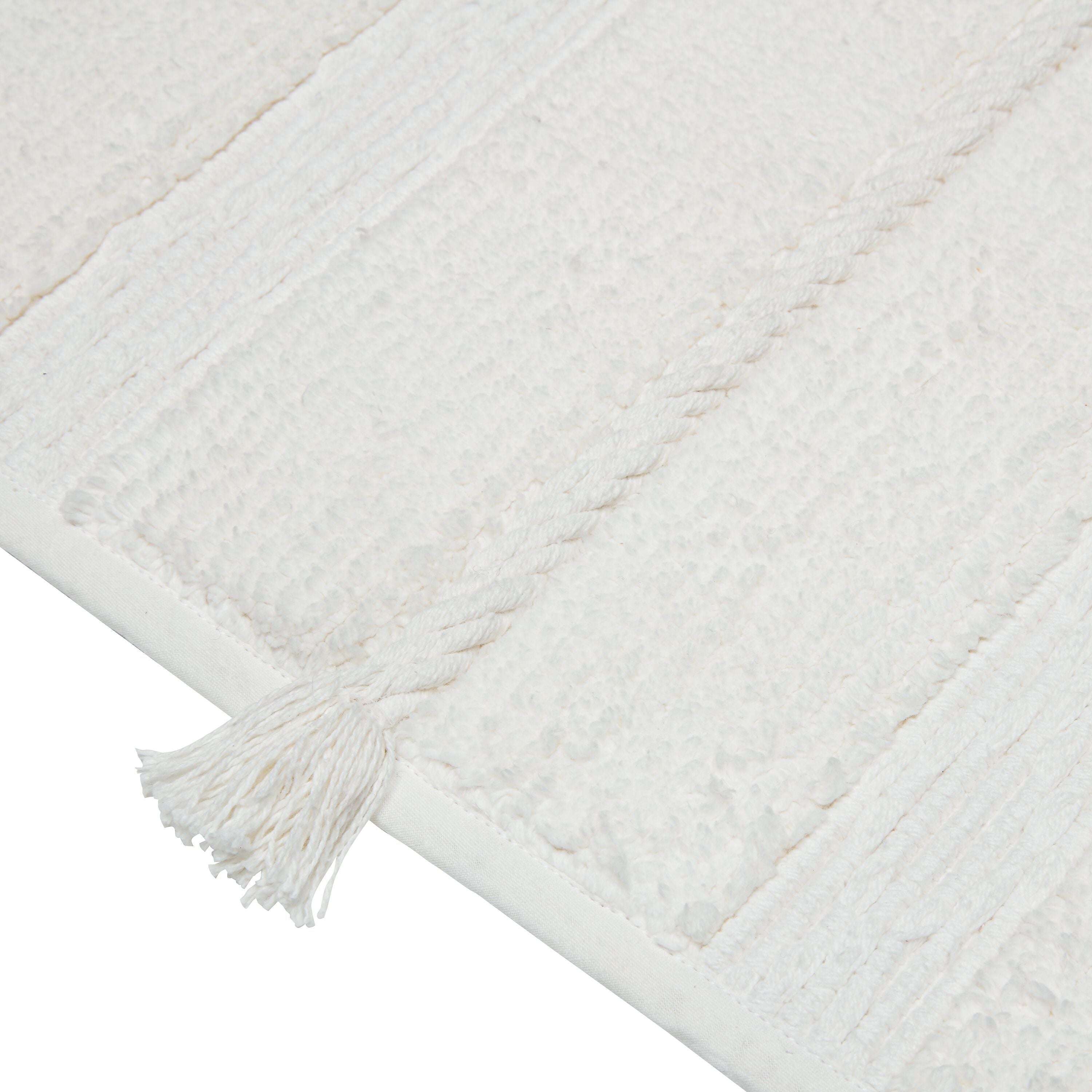 PABLO Badematte - Weiss / B: 60.0 cm x H: 90.0 cm