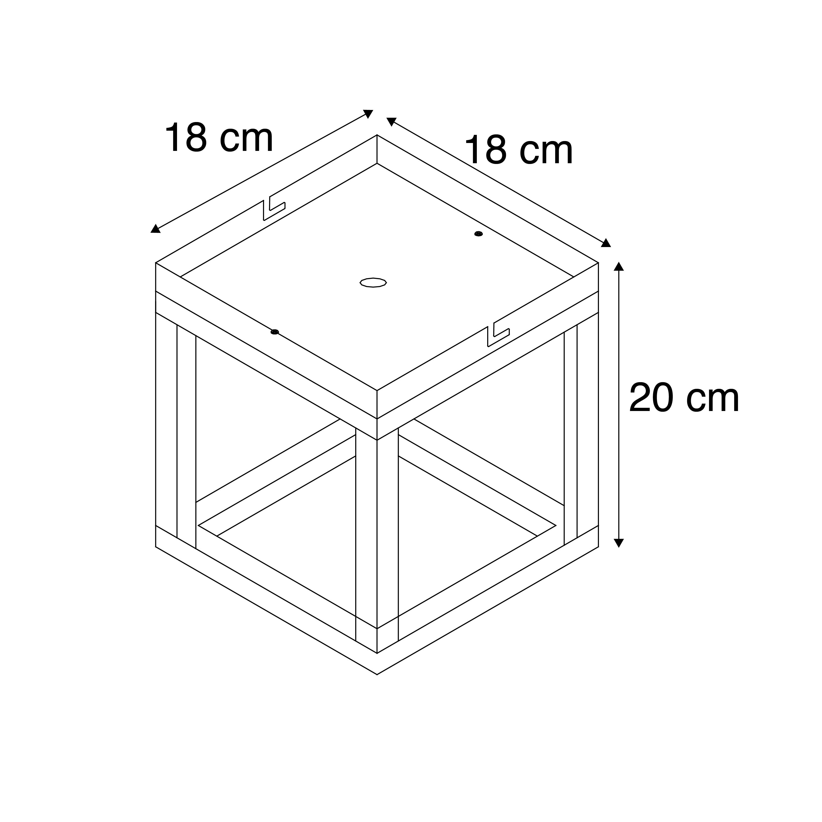 Industriële plafondlamp roestbruin - Cage
