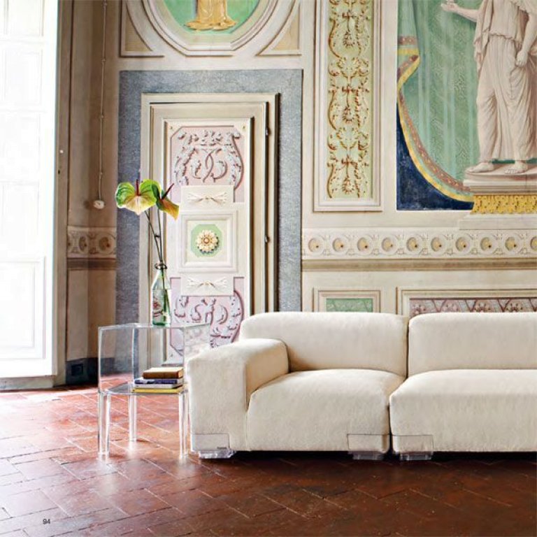 Kartell Small Ghost Buster nachtkast kristal