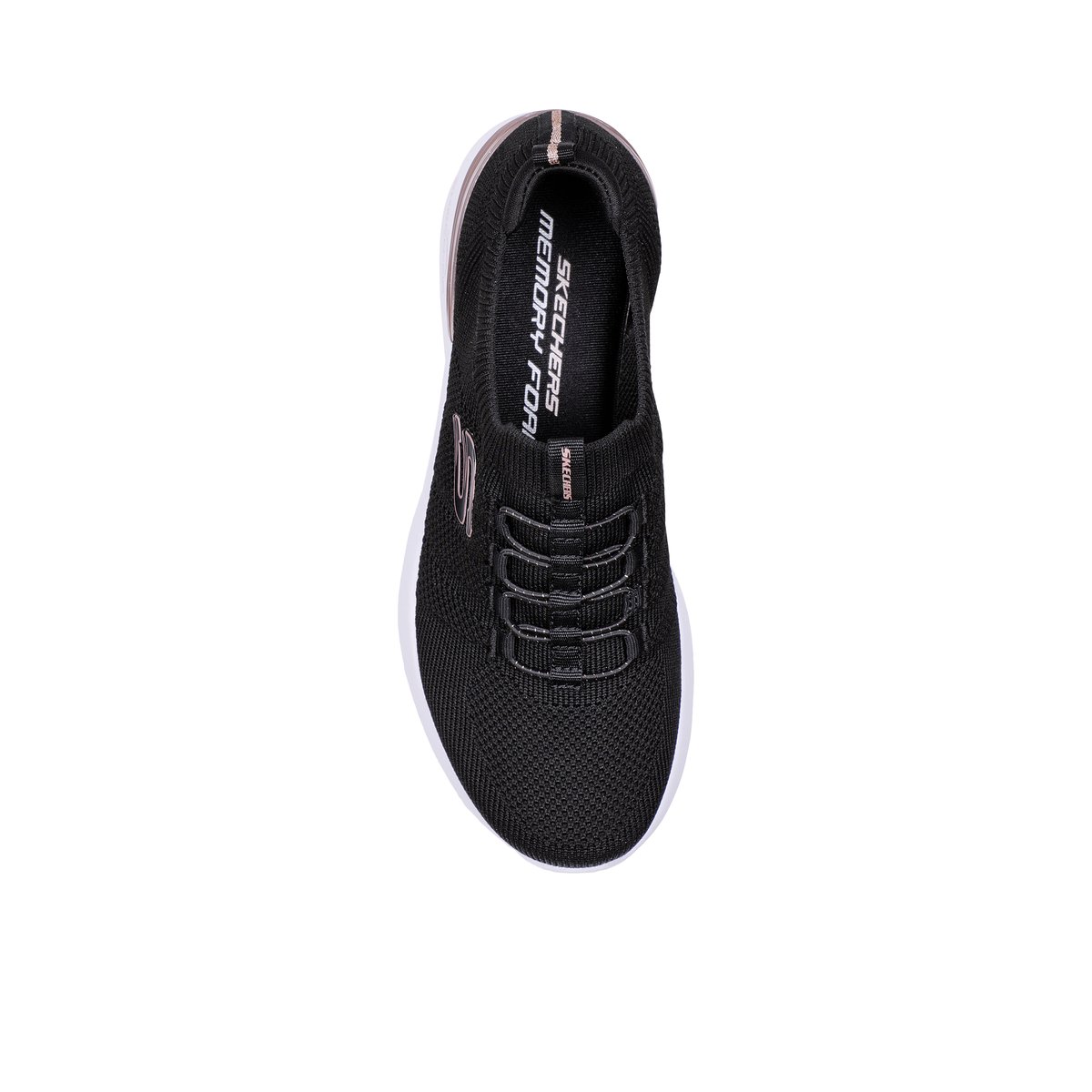 2X les points-Skechair_p_s-Baskets - Talon plat - Noir