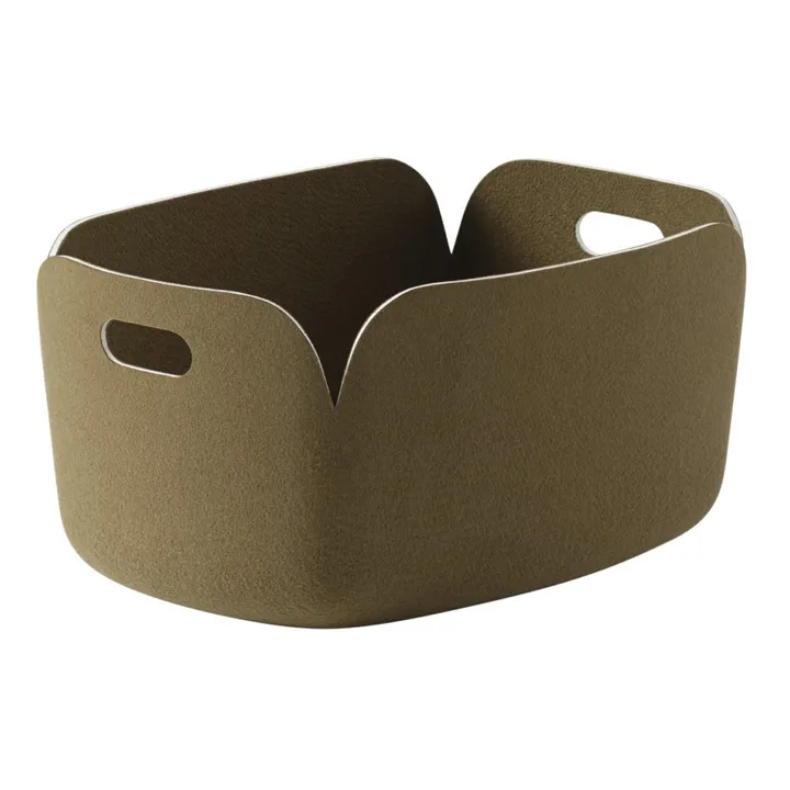 Muuto Panier de rangement Restore | Vert kaki