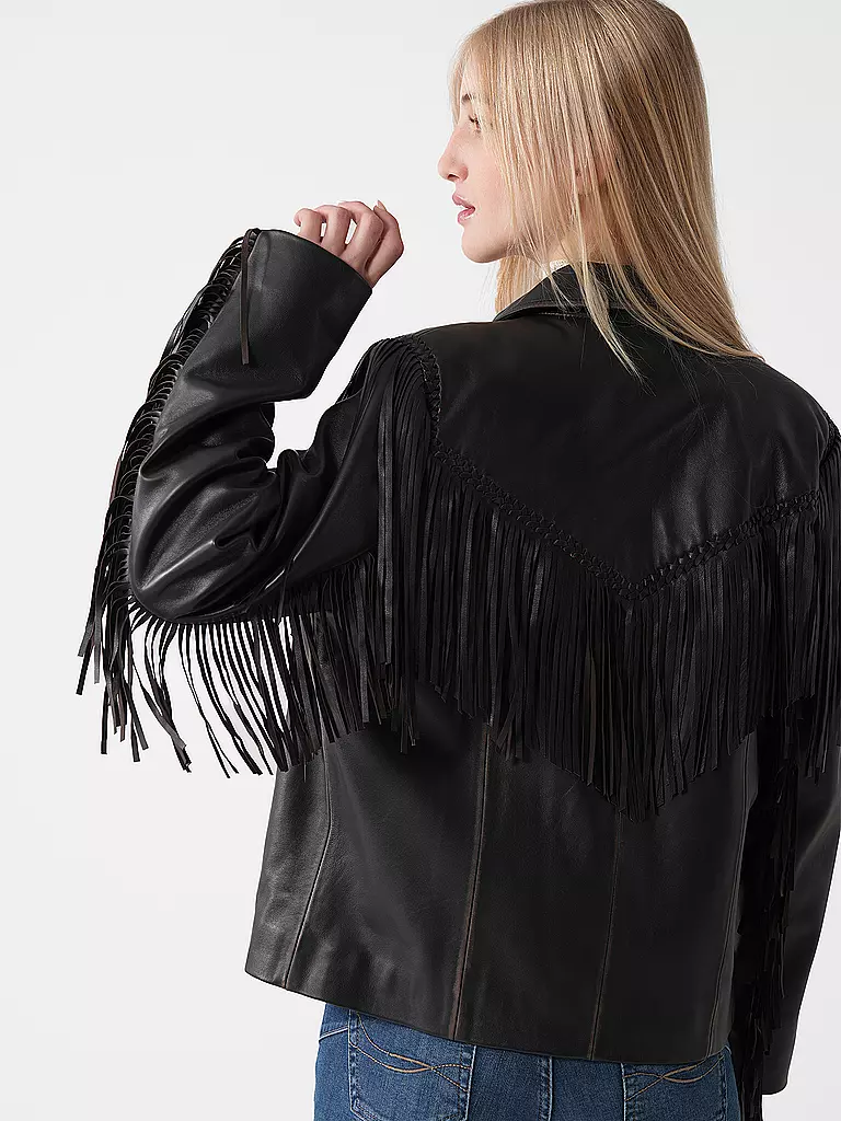 WEEKEND MAX MARA Lederjacke braun