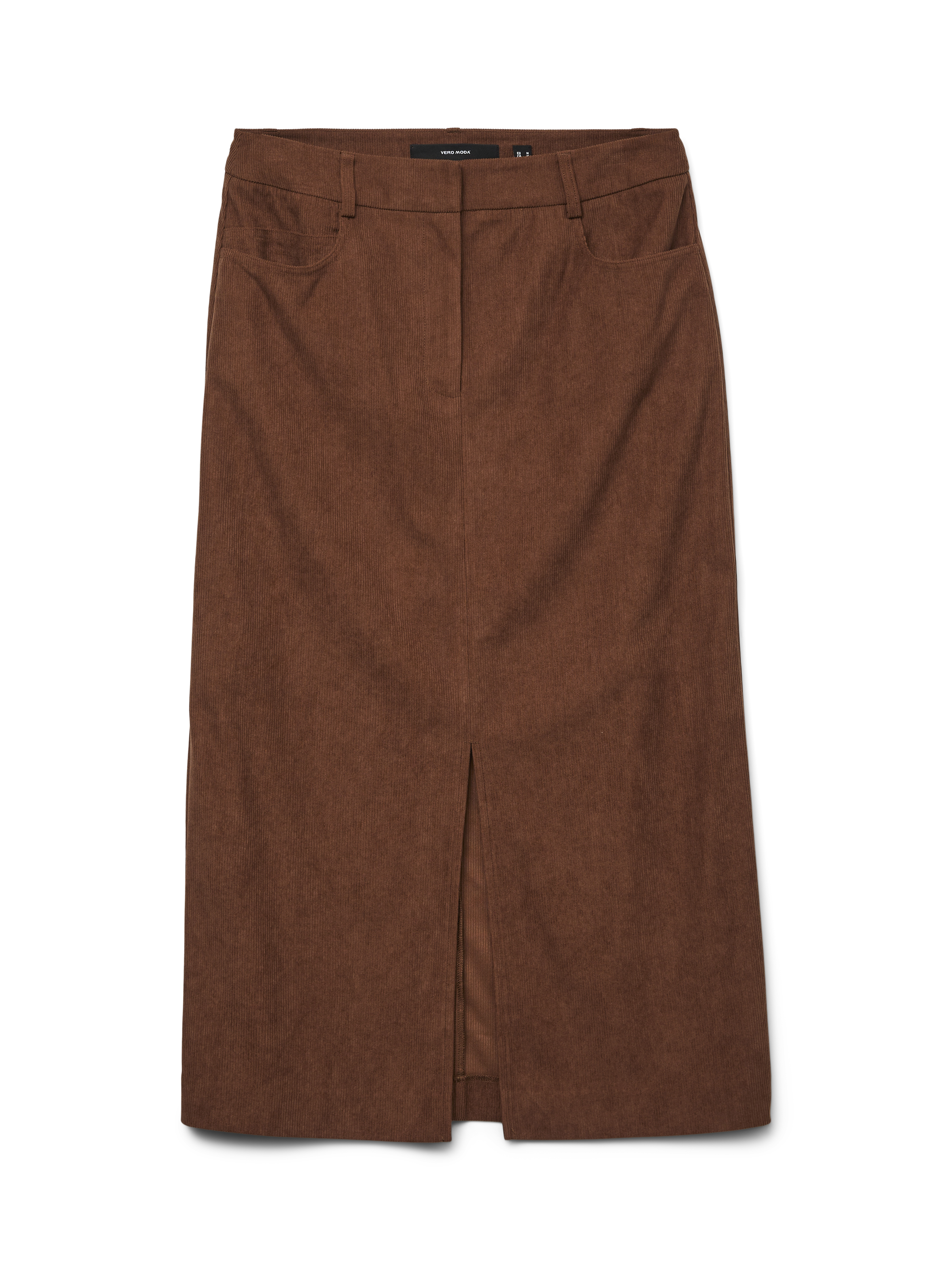VMVILJA Corduroy High waist Midi-rok