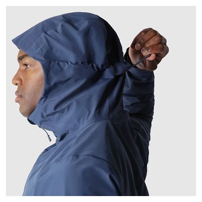 Veste Imperméable The North Face Dryzzle Bleu