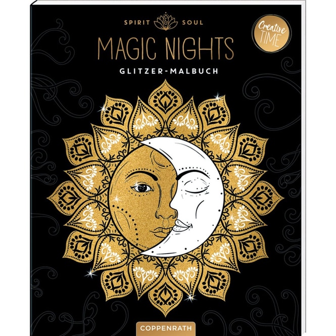 Creative Time - Spirit & Soul - Magic Nights - Glitzer-Malbuch