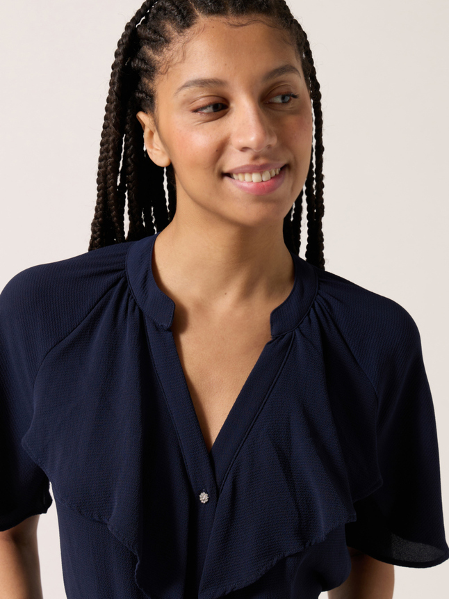 Blouse à volants