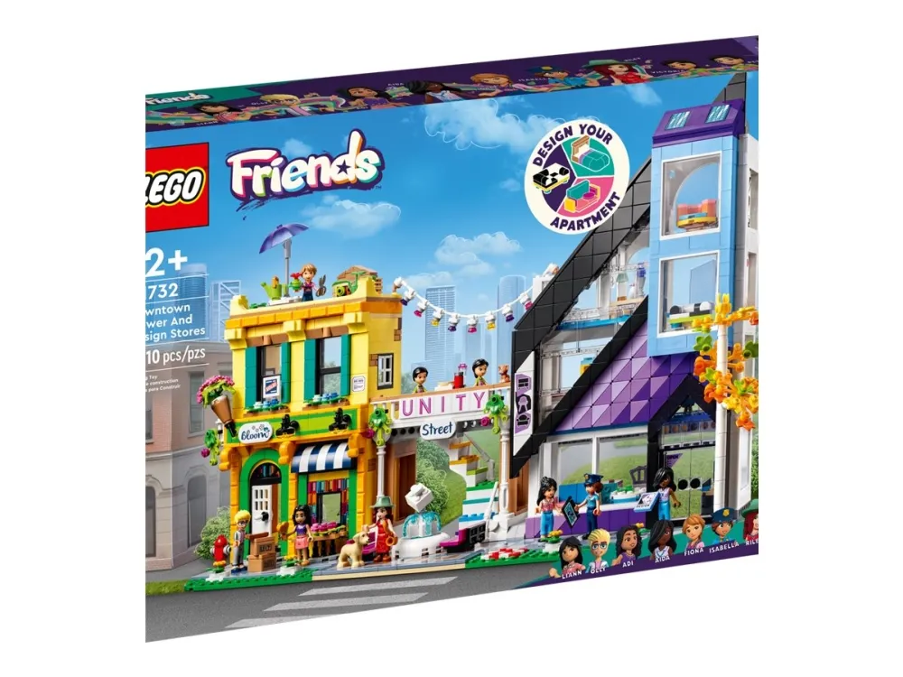 LEGO Friends 41732 Midtbyens blomster- og designbutikker