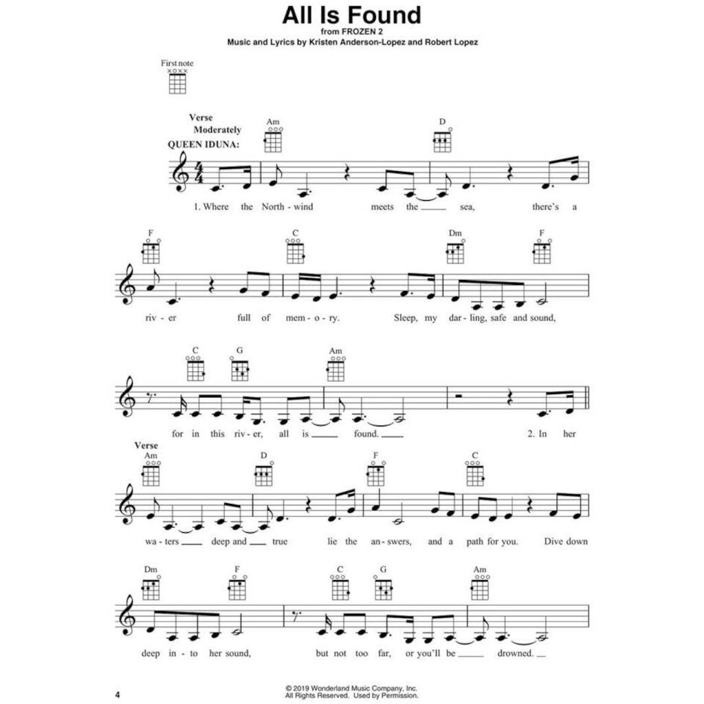 Hal Leonard First 50 Disney Songs You Should Play on Ukulele