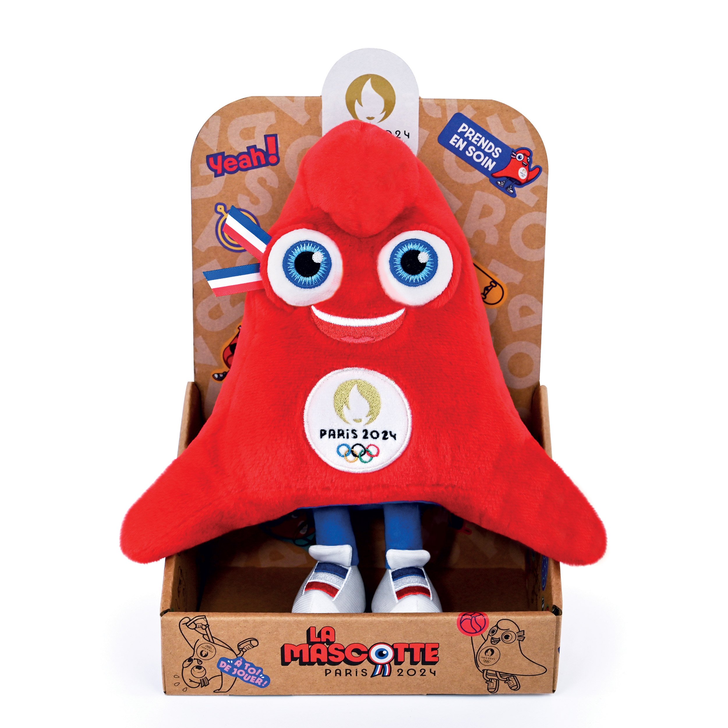 Mascotte Peluche Jeux Olympiques 2024 - 25 cm