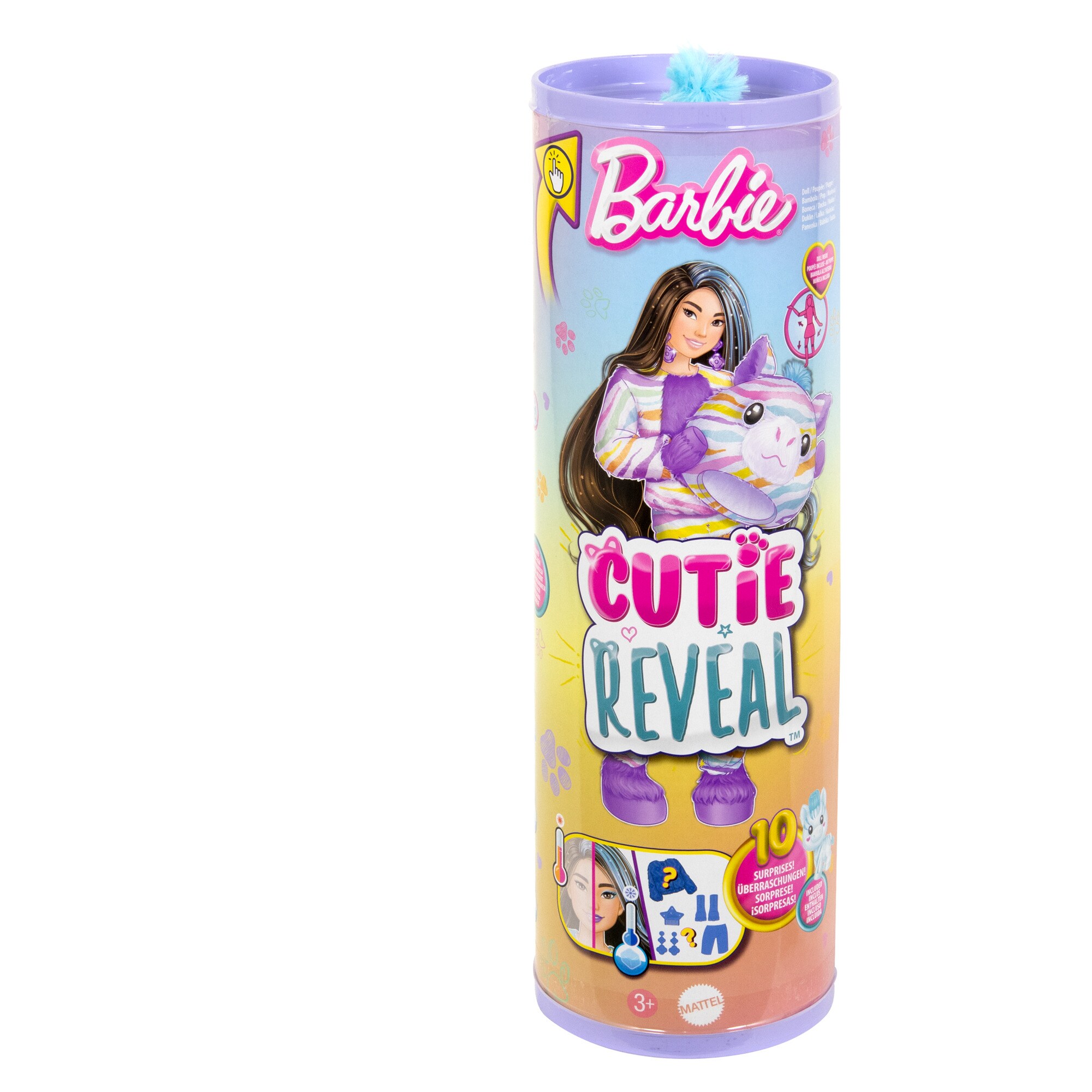 Mattel Spielfigur Barbie Cutie Reveal Color Dream Series - Zebra