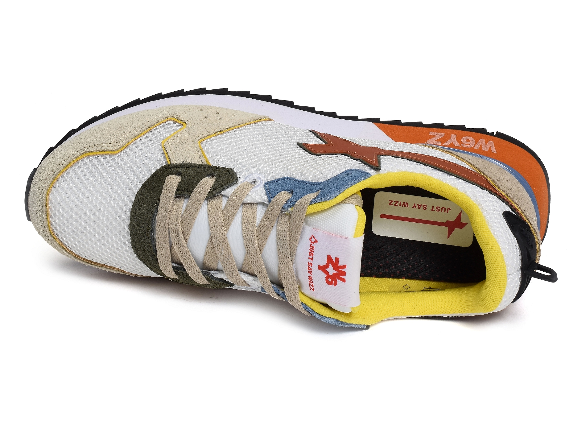 Jet m blanc multicolore