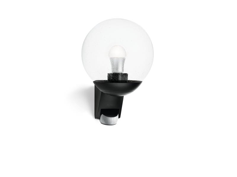 Steinel Wandleuchte L 585 S, E27, 60 W, Schwarz Sensor-Aussenleuchte