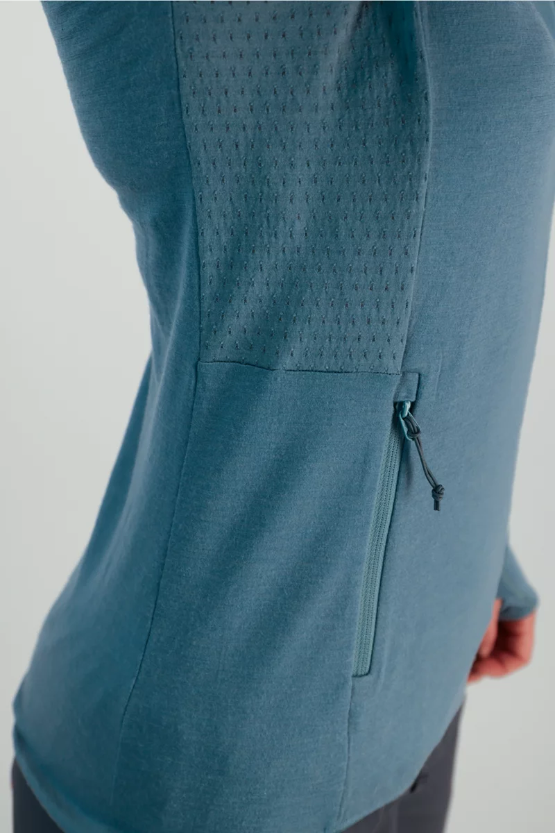 Odlo Ascent Performance Wool 125 Micro Damen Midlayer