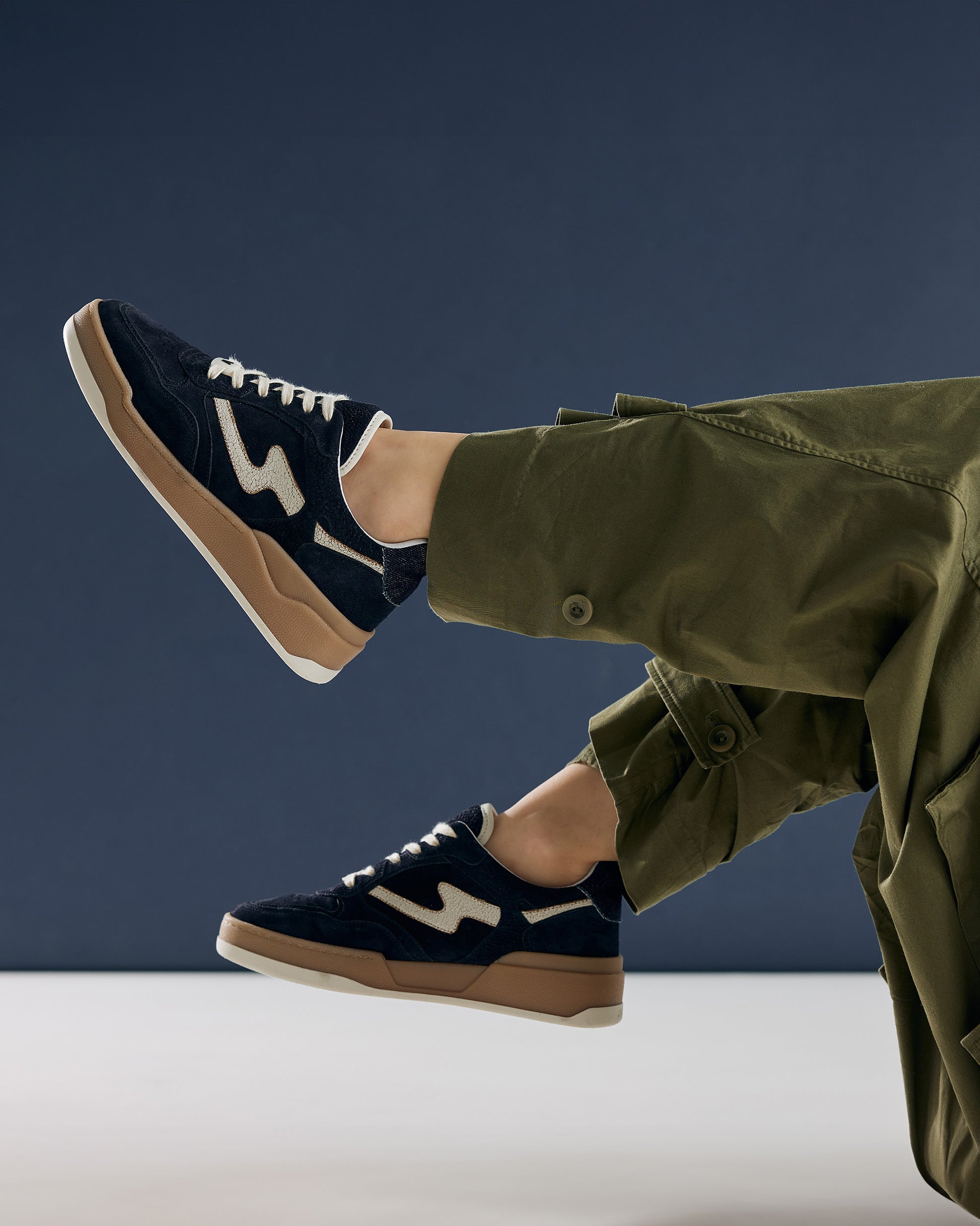 VIA VAI blauwe dames sneakers Sam Levi
