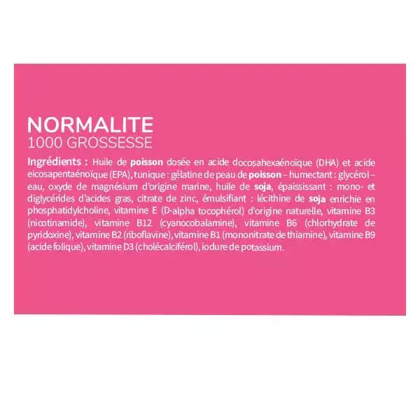 Codifra Normalite 1000 Gravidez, Amamentação e Fertilidade - 90 cápsulas