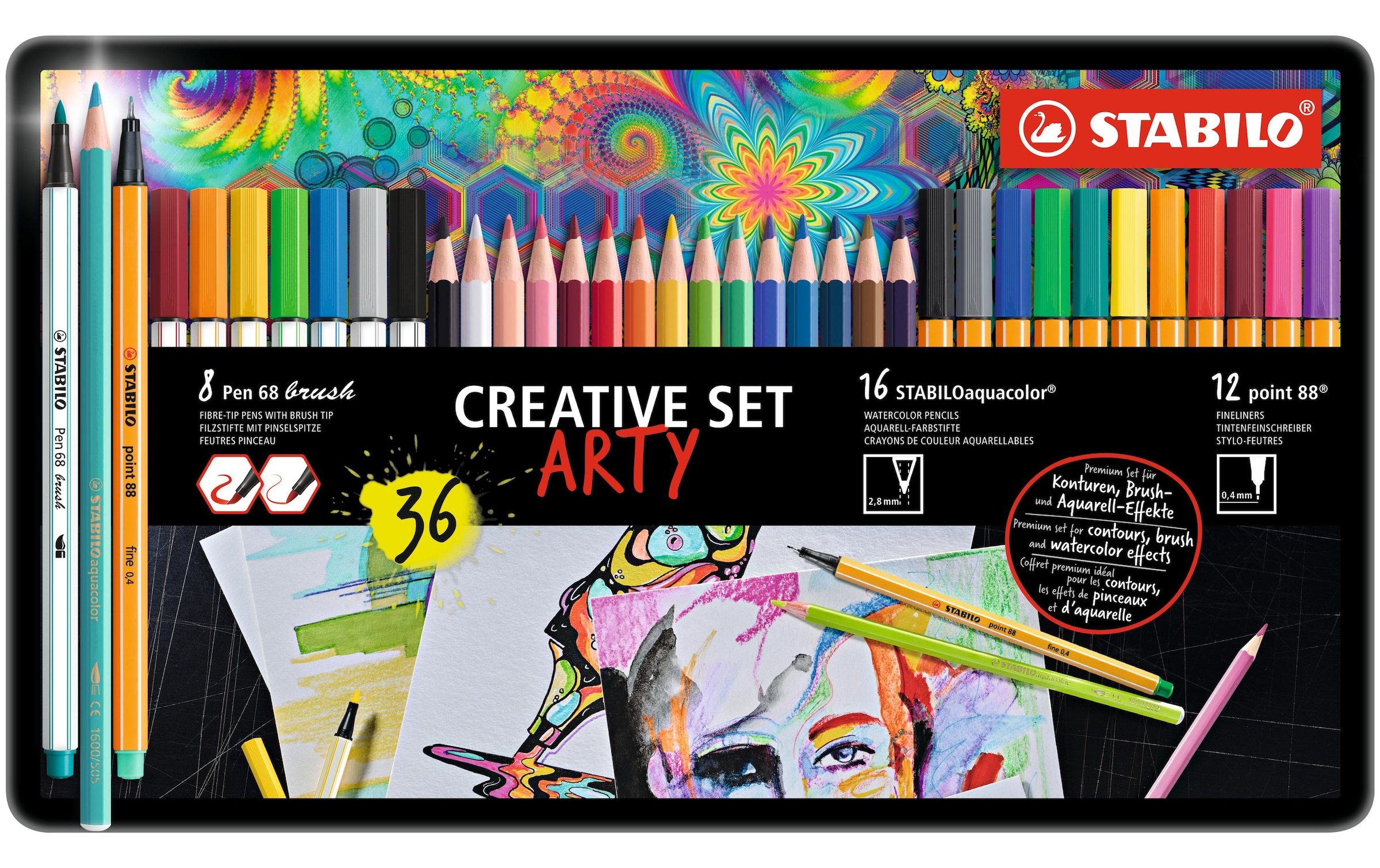 STABILO Aquarellstifte »Aquacolor ARTY 3«