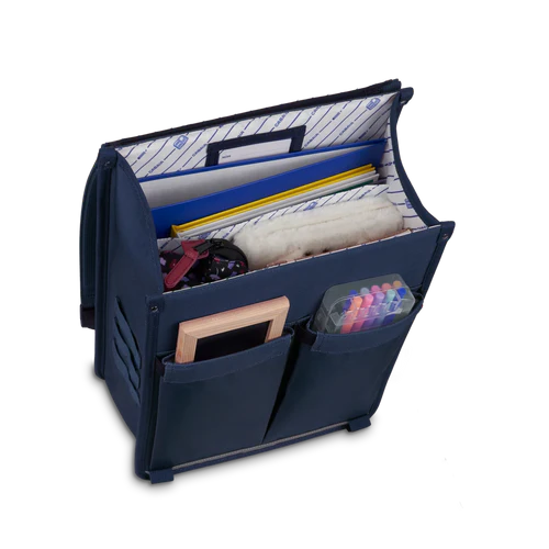 Cartable Discover Large Glenfinnan Bleu marine