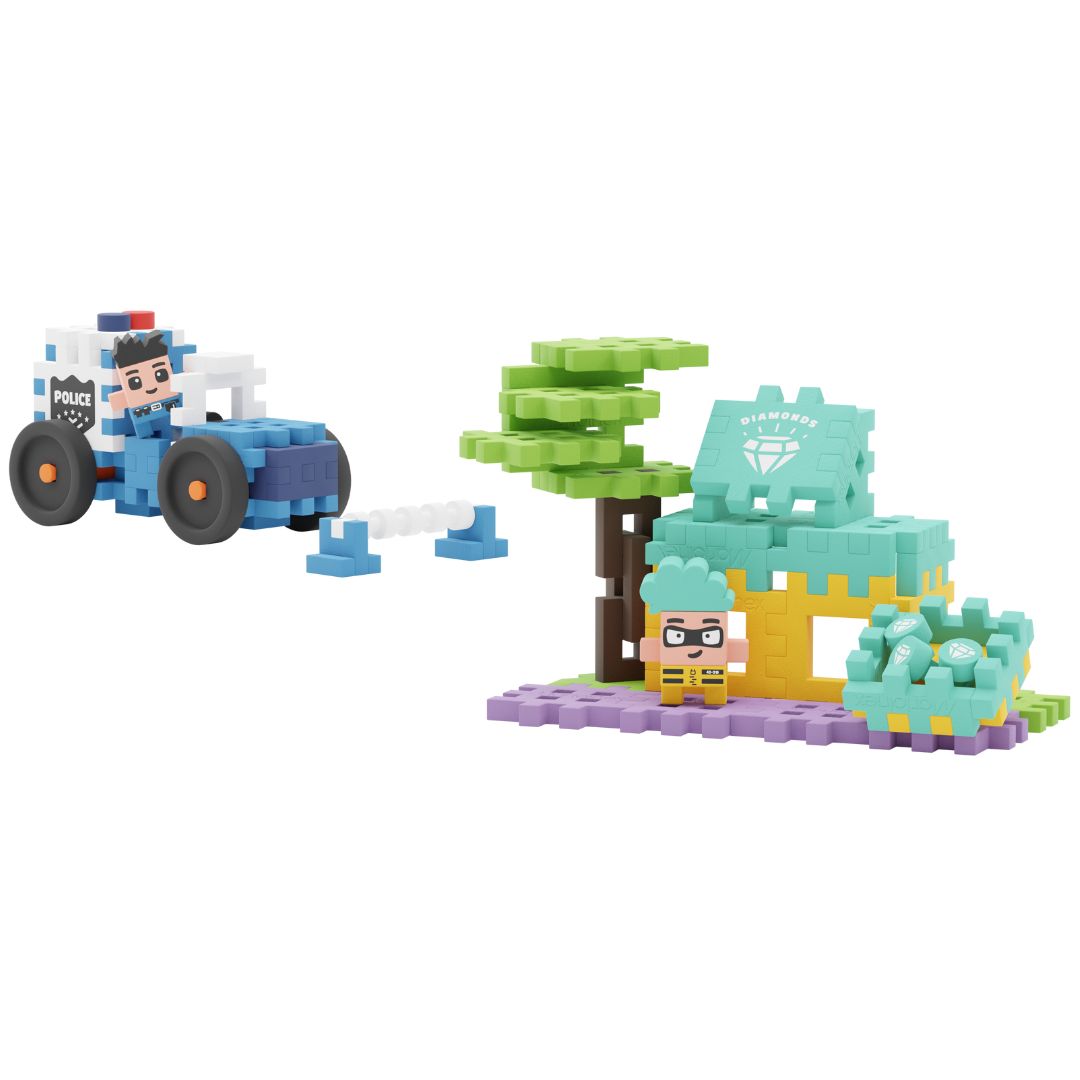 Marioinex mini waffle city police car - 80st