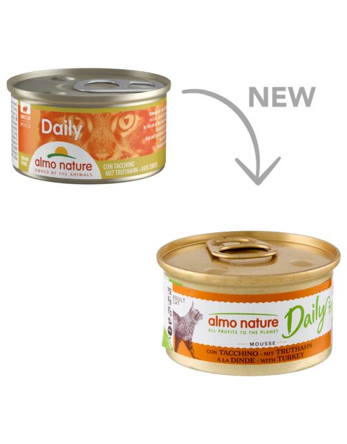 Almo Nature Cat Blik Daily Menu Mousse 85 g - Kattenvoer