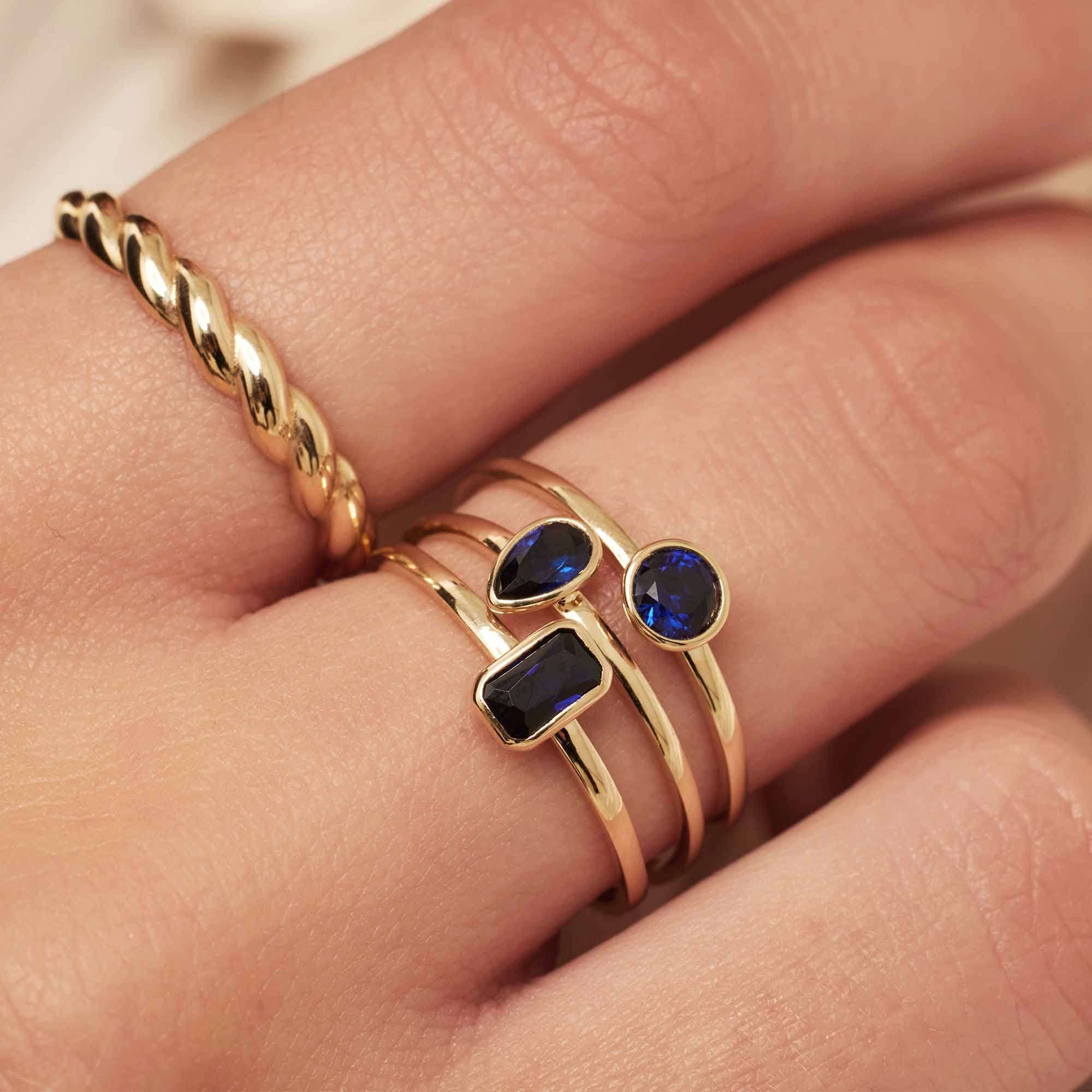 ring, stacking ring Isabel Bernard Isabel Bernard Goud