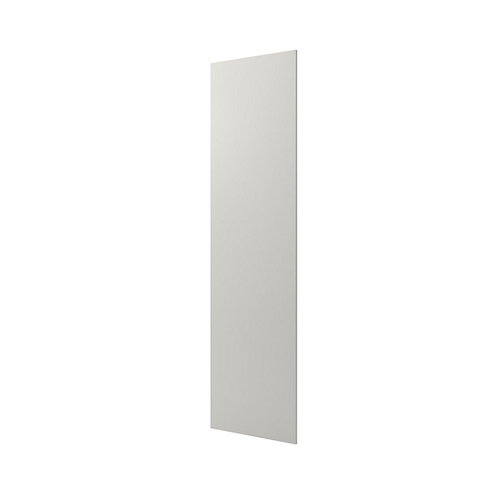 Joue de finition Stevia gris clair mat L. 64 cm x H. 240 cm Caraway Innovo GoodHome