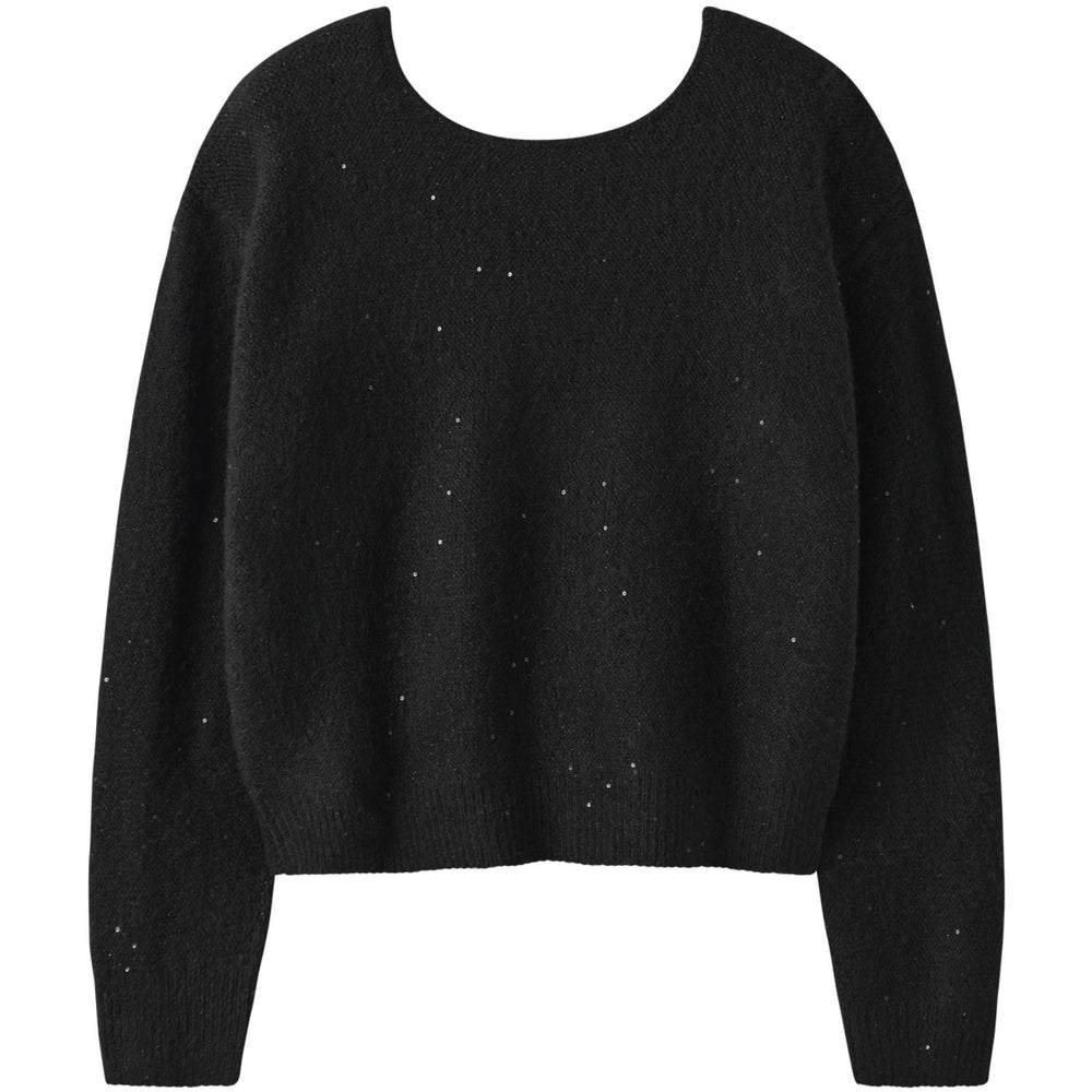 Køb Name It Black Nkfsimra Ls Sh Strik