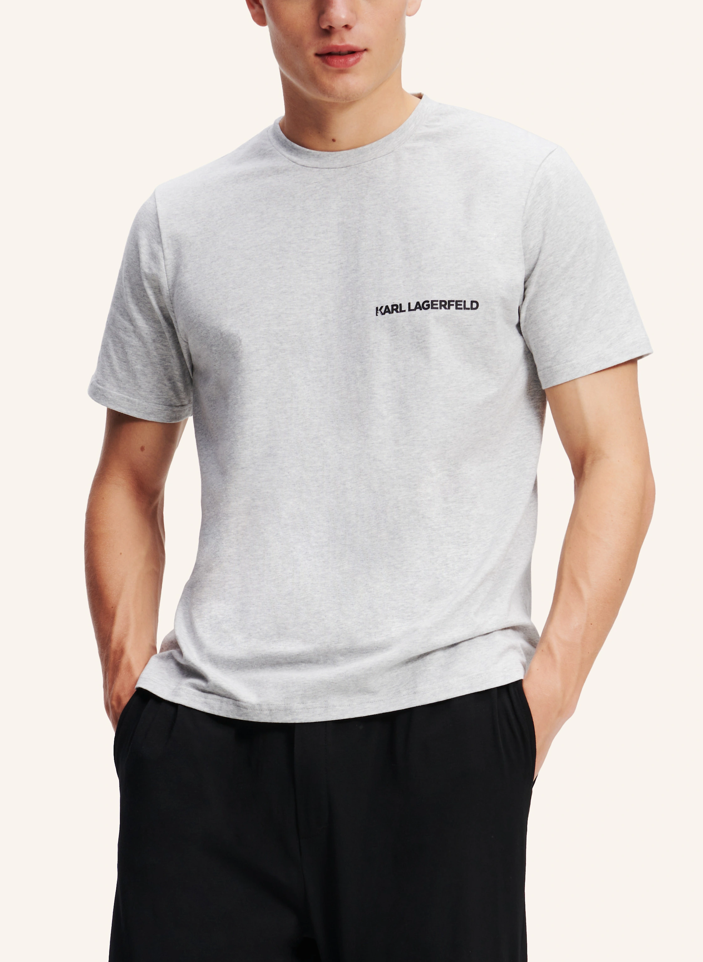 KARL LAGERFELD PYJAMA-SET MIT KARL-LOGO