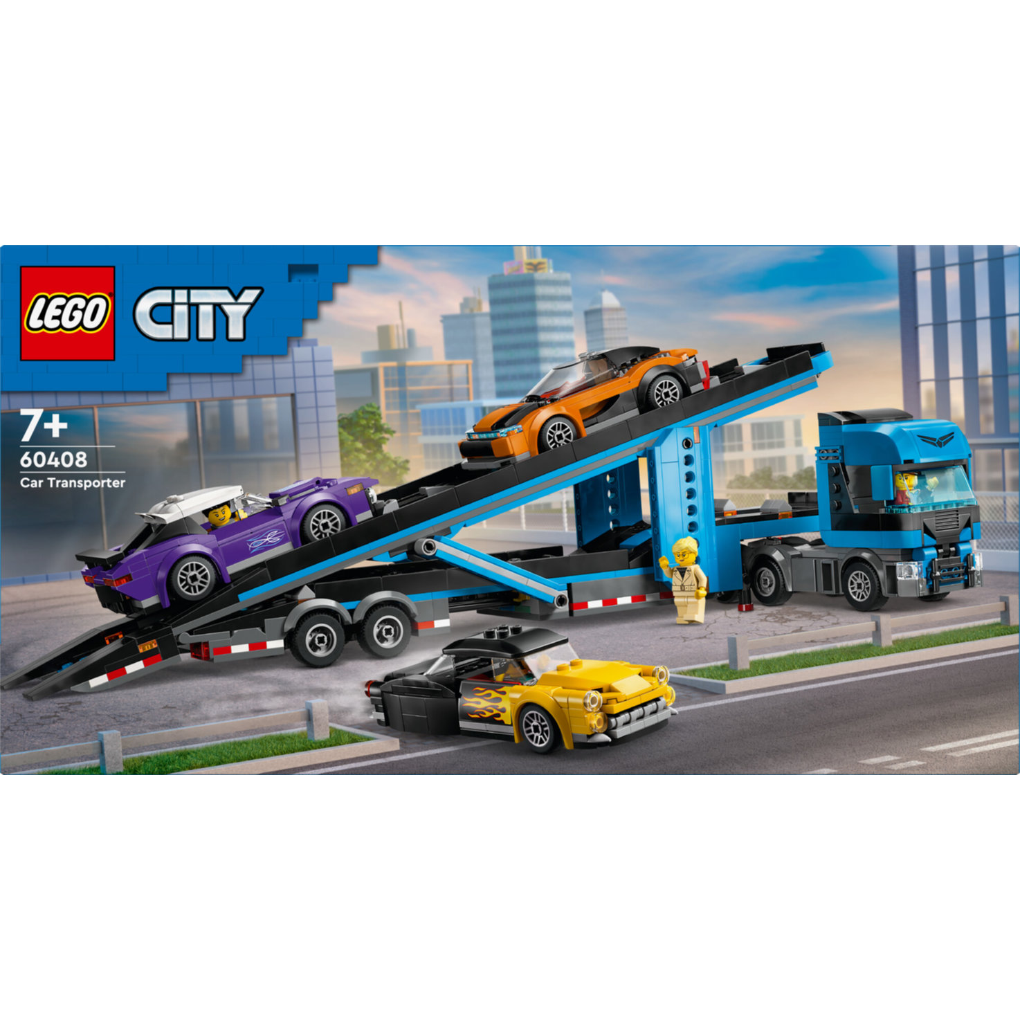 LEGO® City 60408 Autotransporter mit Sportwagen