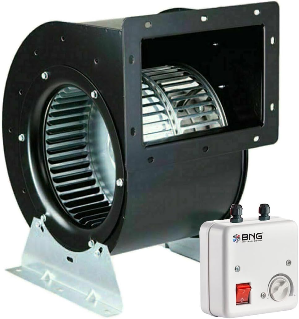 BVN VENTILATION SYSTEMS & ELECTRICAL MOTORS Gastro Airbox Radialventilator Industrie 230V 2200 m³/h Radialgebläse mit Drehzahlregler BSC-2